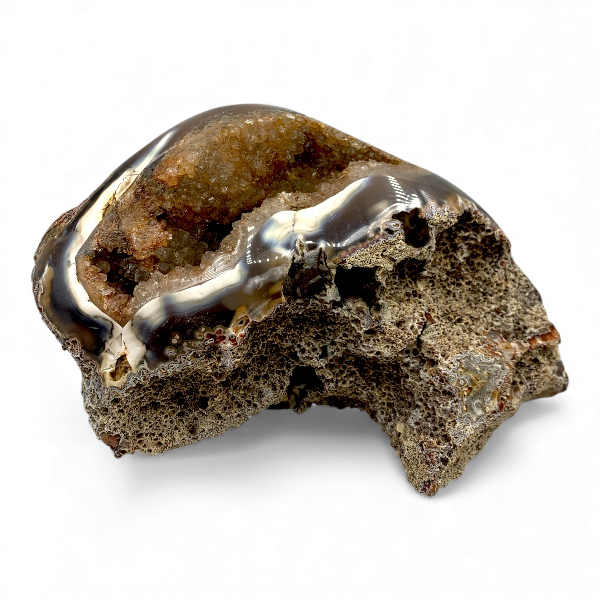 Agate - Geode Part Polished $170